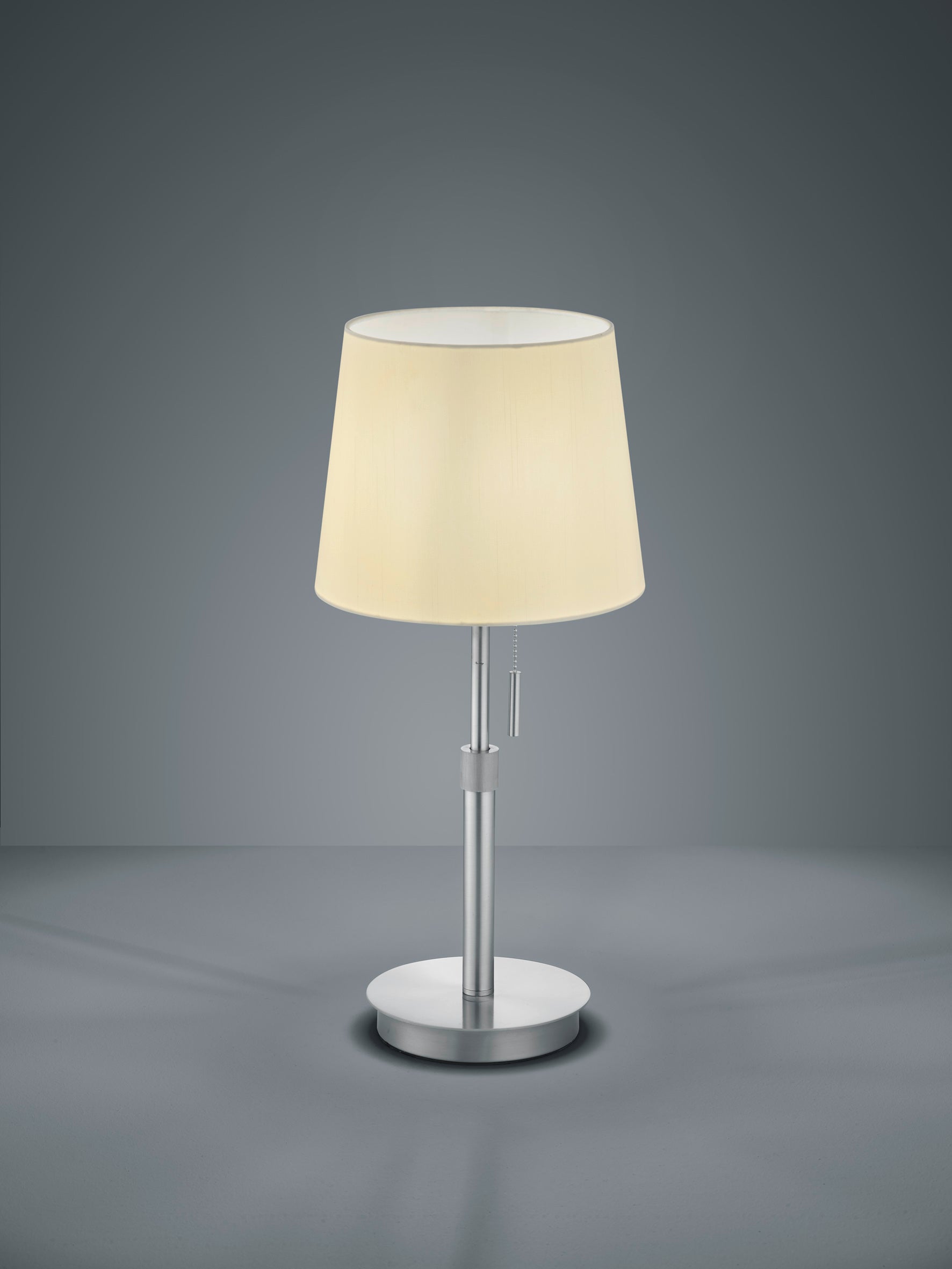 Lampada Tavolo Scrivania 4,5W Acciaio Paralume Bianco Regolabile Lyon GD Trio