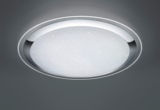 Plafoniera Led Soffitto Tonda Bianca Cielo Stellato Dimmer Miko GD Trio