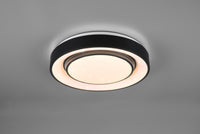 Plafoniera Led Soffitto Interna Dimmer Cielo Stellato Mona Nera GD Trio