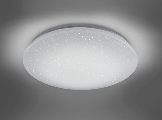 Plafoniera Led Soffitto Cielo Stellato Dimmer Telecomando Bianca Nalida GD Trio