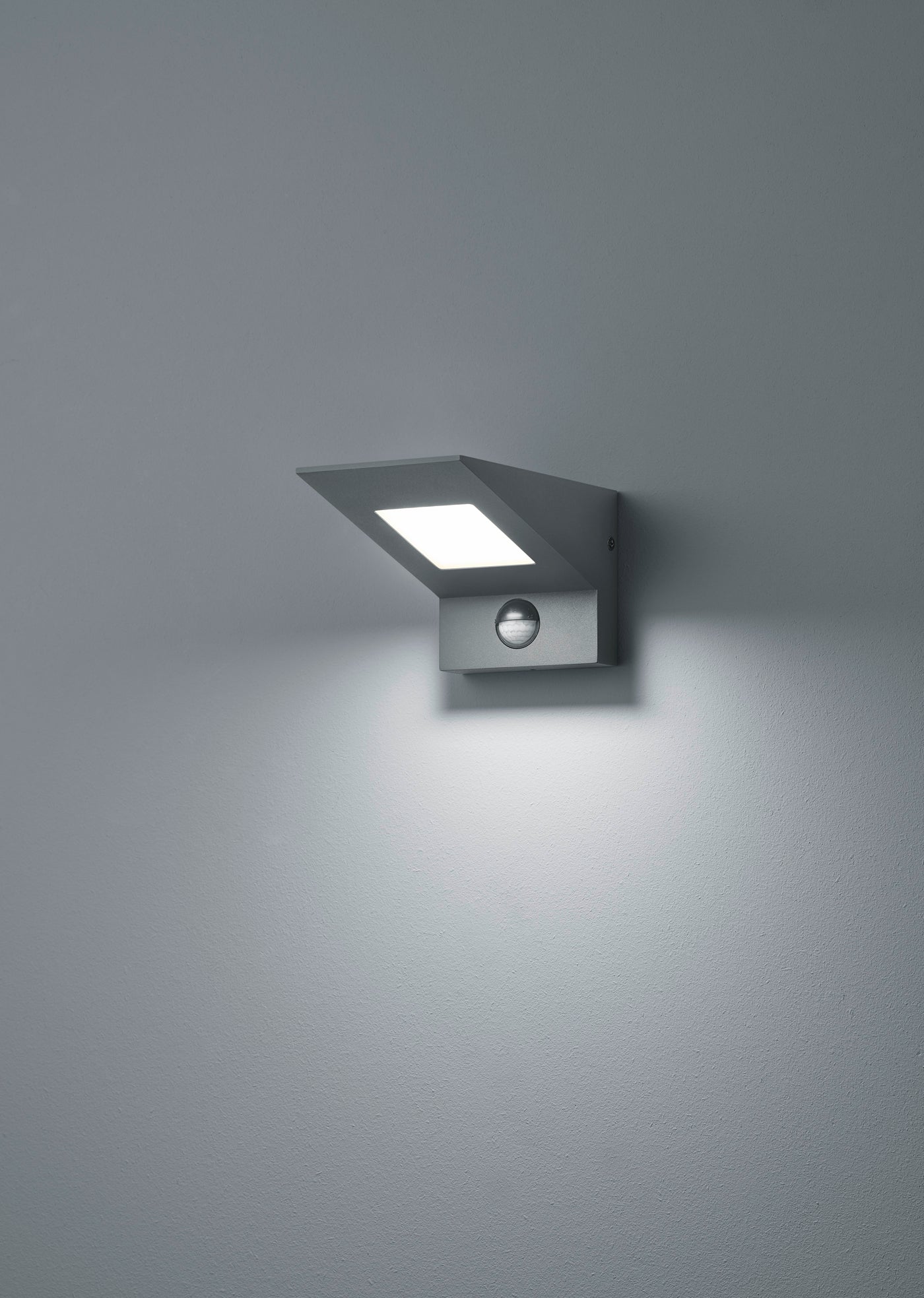 Applique Parete da Esterno Led Antracite Sensore Movimento 10 cm Nelson GD Trio