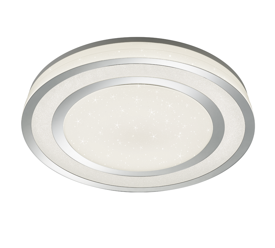 Plafoniera Led Soffitto Tonda Cielo Stellato Luce Notturna Noriaki GD Trio