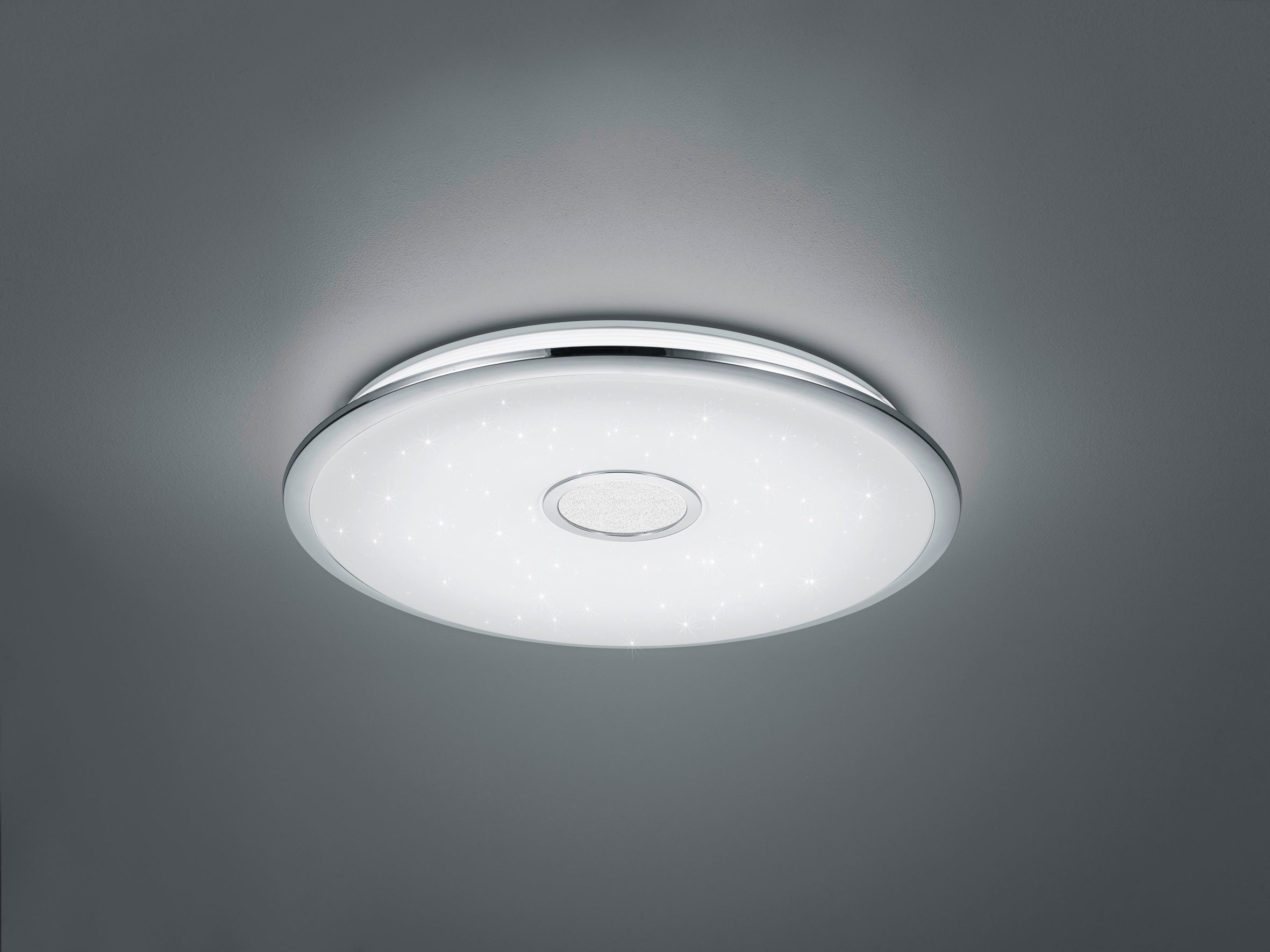 Plafoniera Led Parete Soffitto Rotonda Cielo Stellato 50W Okinawa GD Trio