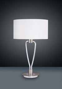 Lampada Tavolo Scrivania Studio Moderno 4,5W Acciaio H 58 cm Paris II GD Trio