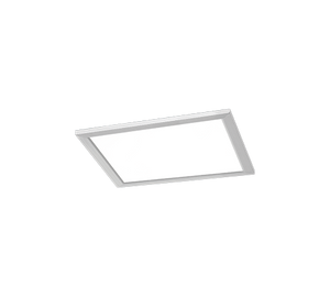 Plafoniera Led Parete Soffitto Quadrata Acciaio Bianco 30x30 cm Phoenix GD Trio