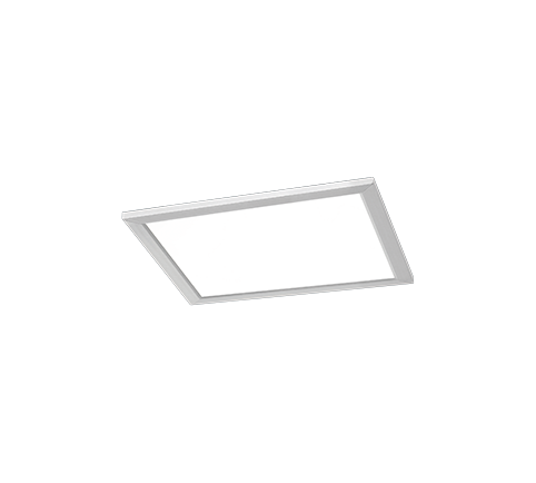 Plafoniera Led Parete Soffitto Quadrata Acciaio Bianco 30x30 cm Phoenix GD Trio