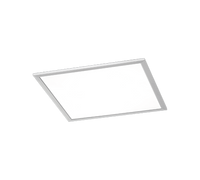 Plafoniera Led Parete Soffitto Quadrata Acciaio Bianco 45x45 cm Phoenix GD Trio