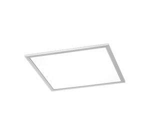 Plafoniera Led Parete Soffitto Quadrata Acciaio Bianco 45x45 cm Phoenix GD Trio