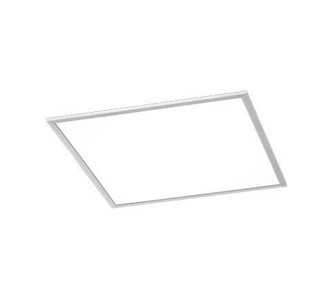 Plafoniera Led Parete Soffitto Quadrata Acciaio Bianco 62x62 cm Phoenix GD Trio