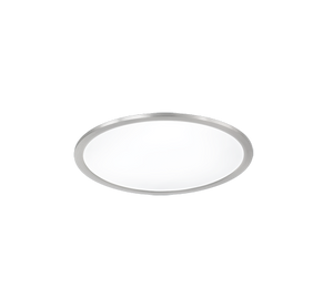 Plafoniera Led Parete Soffitto Rotonda Acciaio Bianco 45 cm Phoenix GD Trio