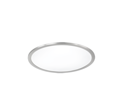 Plafoniera Led Parete Soffitto Rotonda Acciaio Bianco 45 cm Phoenix GD Trio