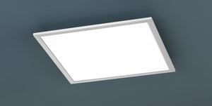 Plafoniera Led Parete Soffitto Quadrata Acciaio Bianco 45x45 cm Phoenix GD Trio