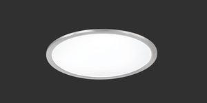 Plafoniera Led Parete Soffitto Rotonda Acciaio Bianco 45 cm Phoenix GD Trio