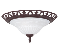 RUSTICA Plafoniera Soffitto Interno Classica Vetro 42W Rustica GD Trio