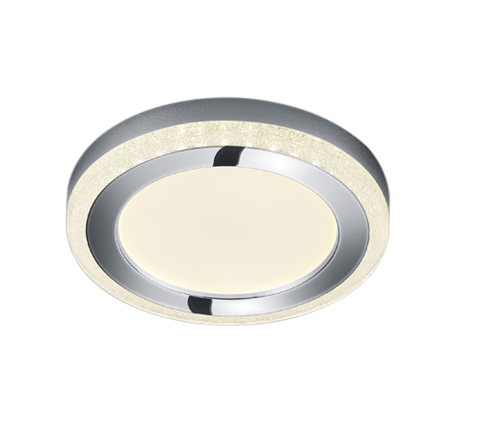 Plafoniera Led Interno Tonda Doppia Accensione Separata 40 cm Slide GD Trio