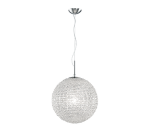 Lampada Sospensione Interno 42W Sfera Trasparente 40 cm Swwty GD Trio