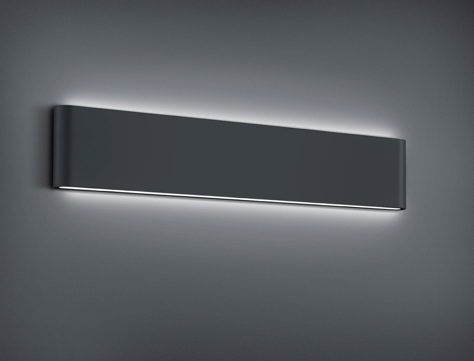 Applique Led Parete Esterno Doppia Luce Antracite 46 cm Thames II GD Trio