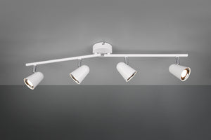 Faretti su Barra 4 Spots Led 3,5W 78 cm Bianco Toulose GD Trio