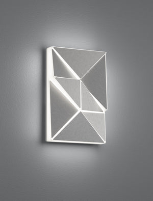 Applique Led Interno Parete Soffitto Cambio Colore Triangoli Trinity GD Trio