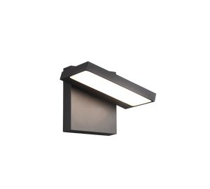 Applique Led Esterno Orientabile Antracite 15x12 cm Horton GD Trio