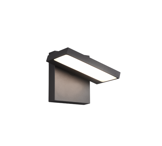 Applique Led Esterno Orientabile Antracite 15x12 cm Horton GD Trio