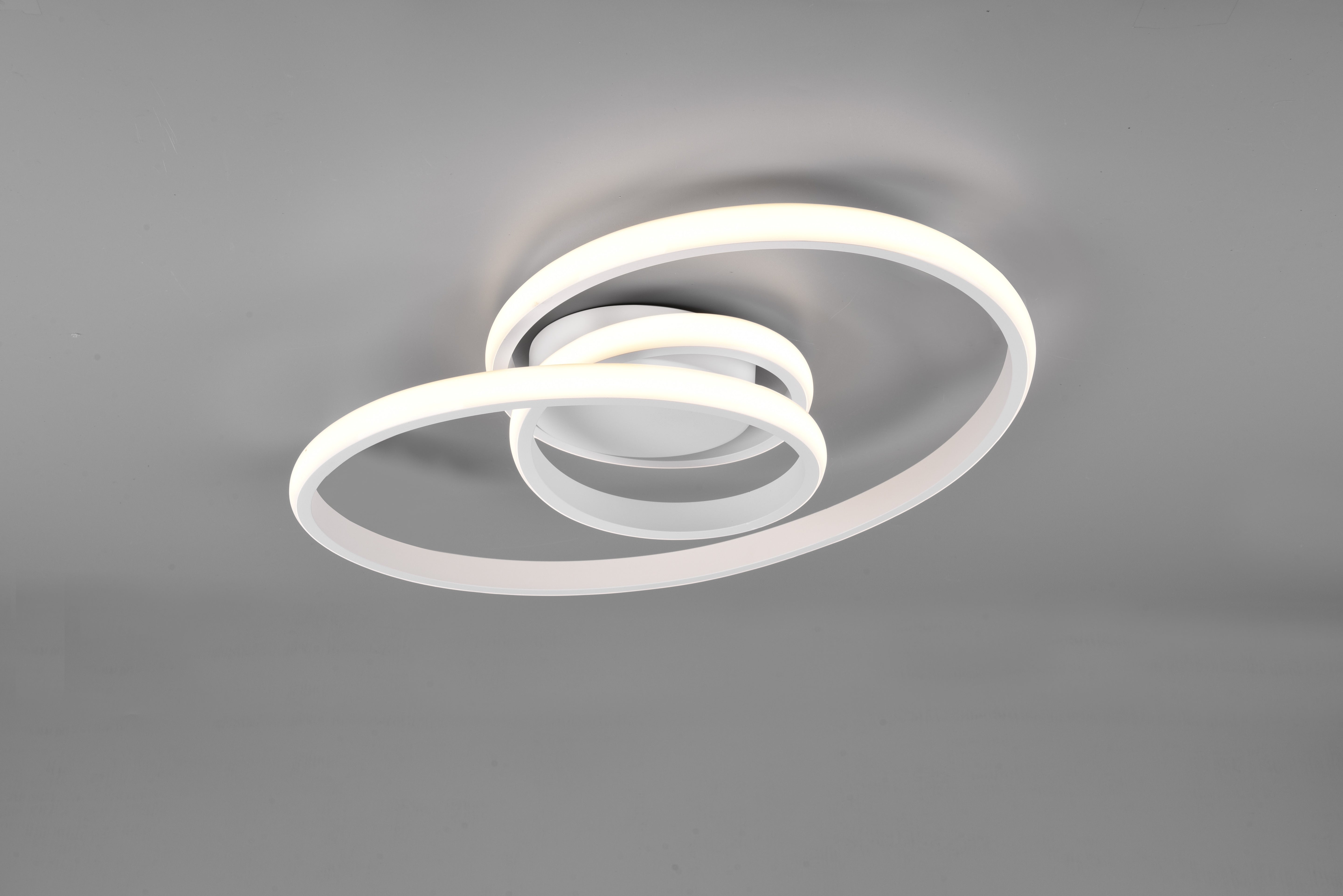 Plafoniera Led Soffitto Lampadario Lampada Interno Moderna Bianca Sansa GD Trio