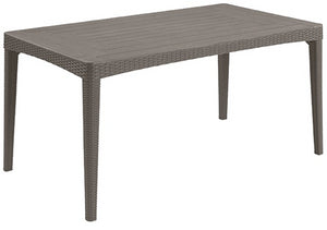 Tavolo Resina 'Girona Keter' Dimensioni 160X90X74Cm Cappuccino - Keter