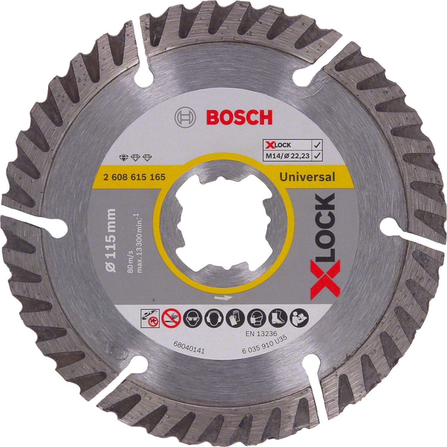 DISCO DIAMANTATO BOSCH X-LOCK 115X1,0