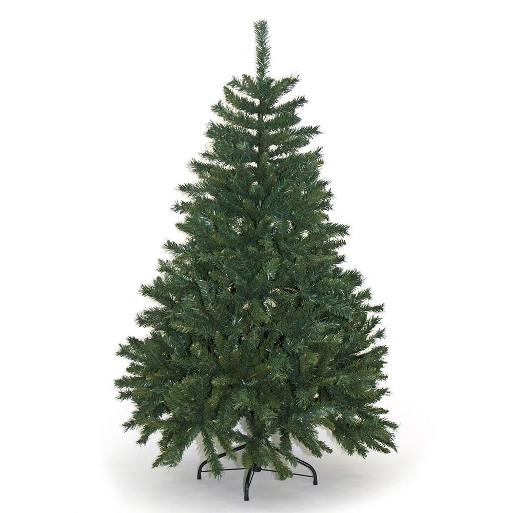 Albero di Natale Artificiale Alpino Verde Ignifugo 1085 Rami Altezza 180Cm