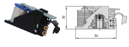 CISA 07118-001 DX BOBINE 12V.X ELETTROS.FINO 2005 (nere)