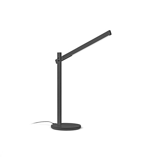 Lampada Da Scrivania-Ufficio Moderna Pivot Alluminio Nero Led 7,5W Cct