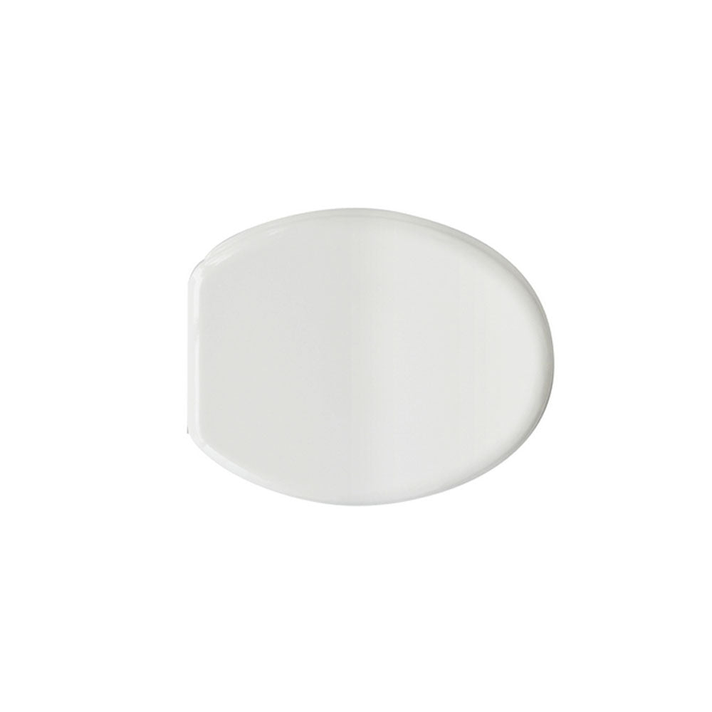 Sedile wc universale antigraffio Milano in MDF stampato bianco larghezza 36,7 cm cerniere regolabili