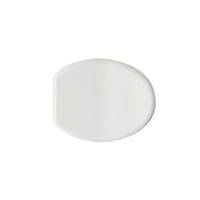 Sedile wc universale antigraffio Milano in MDF stampato bianco larghezza 36,7 cm cerniere regolabili