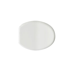 Sedile wc universale antigraffio Milano in MDF stampato bianco larghezza 36,7 cm cerniere regolabili