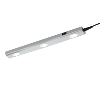 Applique Reglette Led Moderna Alluminio 3 punti di Luce 40 cm Aragon GD Trio