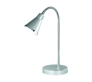 Lampada Tavolo Scrivania Led a Morsetto Pinza Flessibile Nera Arras GD Trio