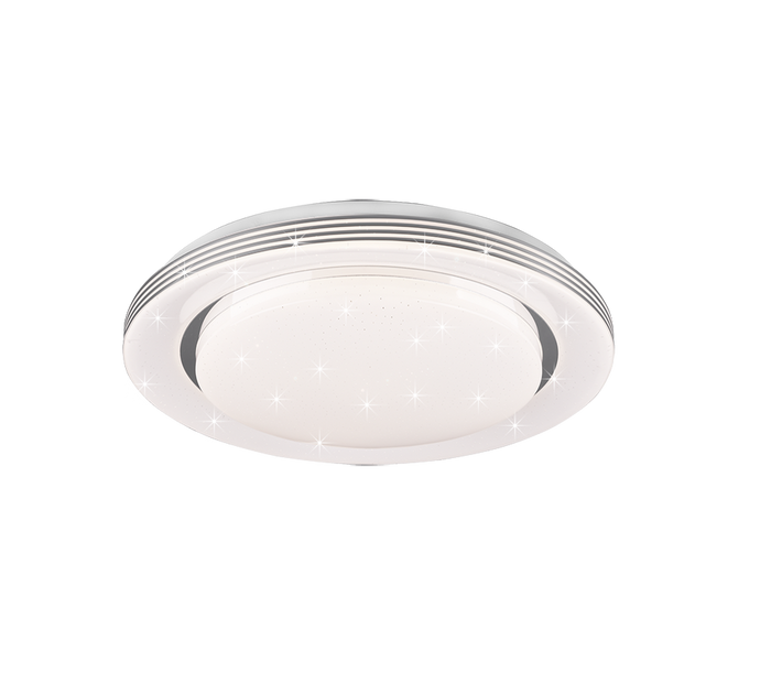 Plafoniera Led Interno 18W Diffusore Cielo Stellato 38 cm Atria GD Trio