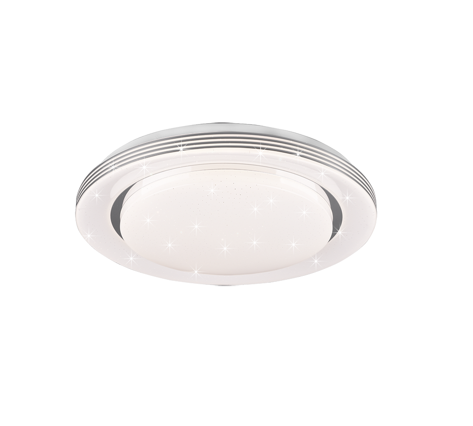 Plafoniera Led Interno 18W Diffusore Cielo Stellato 38 cm Atria GD Trio