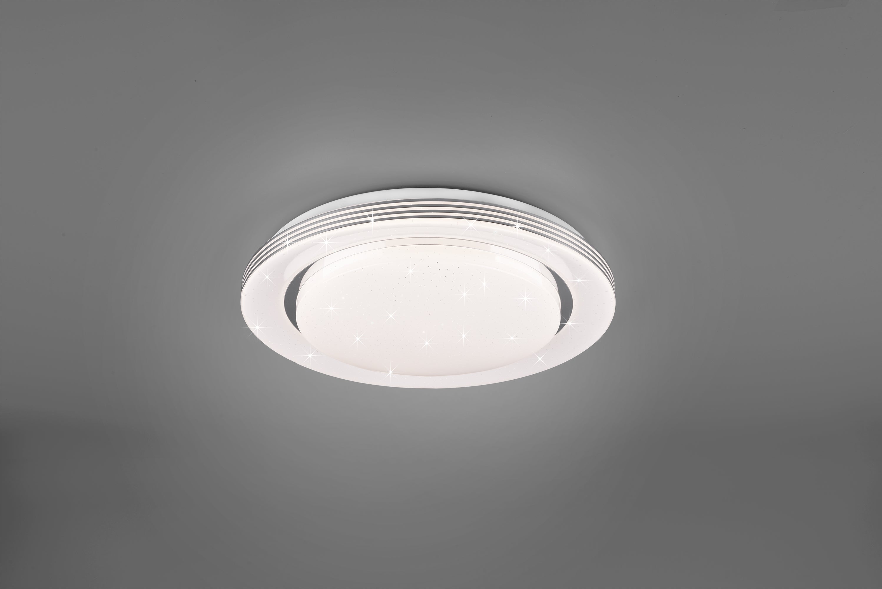 Plafoniera Led Interno 18W Diffusore Cielo Stellato 38 cm Atria GD Trio