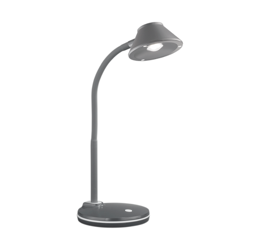 Lampada Tavolo Studio Scrivania 3W Led Flessibile Antracite Berry GD Trio