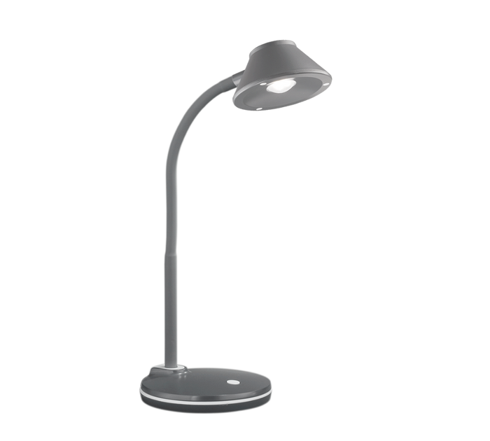 Lampada Tavolo Studio Scrivania 3W Led Flessibile Antracite Berry GD Trio