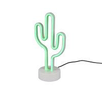 Lampada Tavolo Scrivania Giovanile Moderna Led Verde Cactus GD Trio