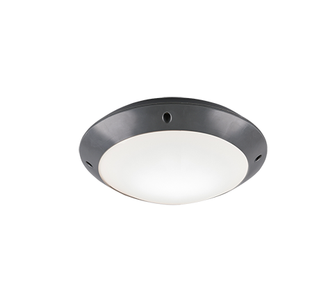 Plafoniera Esterno Soffitto Moderna 5W Nera 26 cm Camaro GD Trio