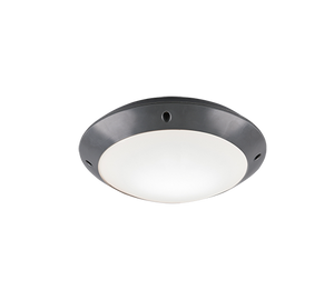 Plafoniera Esterno Soffitto Moderna 5W Nera 26 cm Camaro GD Trio