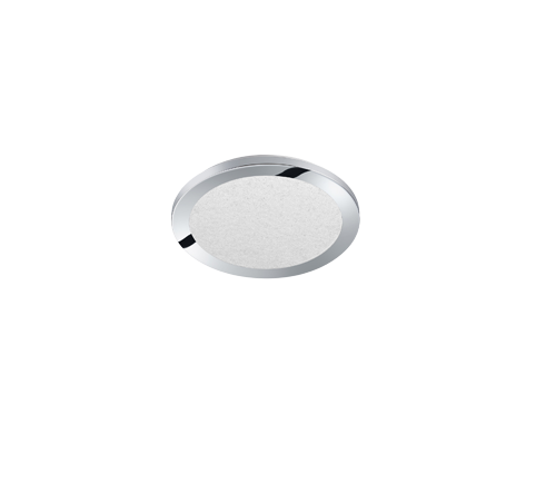 Plafoniera Interno Parete Soffitto Led Rotonda Cromo Cristallo Cesar GD Trio