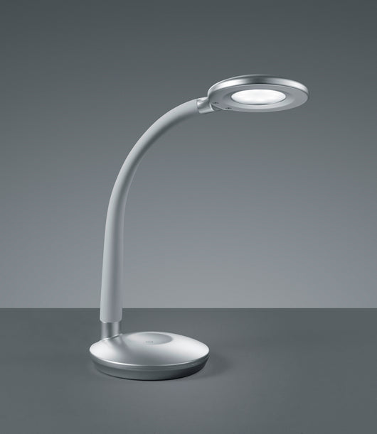 Lampada Tavolo Studio Led Moderno Orientabile Alluminio Cobra GD Trio