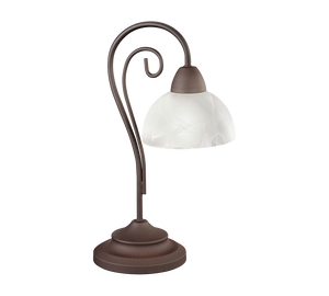 Lampada da Tavolo Vetro Antico Classico Vintage Country GD Trio