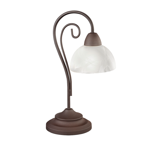 Lampada da Tavolo Vetro Antico Classico Vintage Country GD Trio