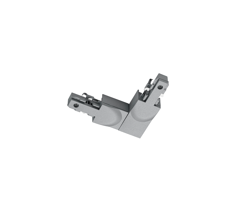 Raccordo Angolare a L Sinistro Bifase per BinarioAlluminio Duoline GD Trio