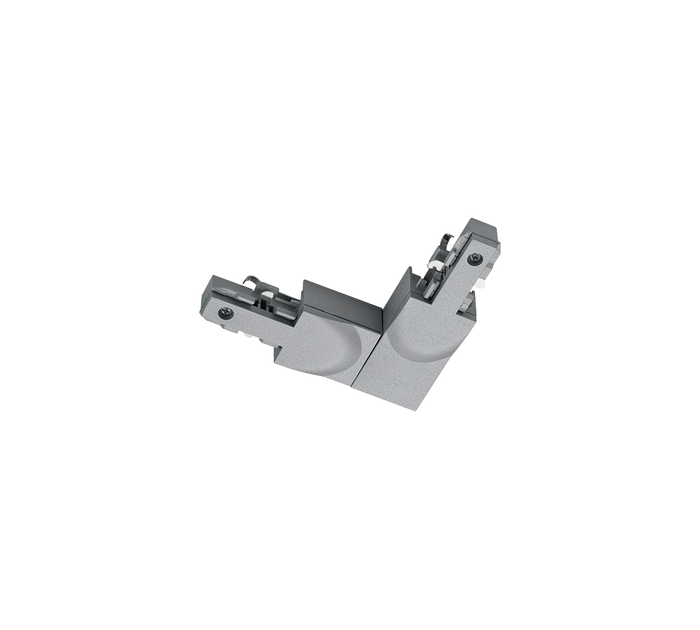 Raccordo Angolare a L Sinistro Bifase per BinarioAlluminio Duoline GD Trio